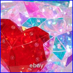 Valentine's Day Gift RGB LED Bear Holding Sweet Heart Multi-Function App Control