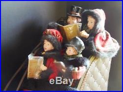 Valerie Parr Hill Dickens Carolers In Sleigh With Horse
