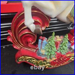 Valerie Parr Hill Large Christmas Rocking Horse Decoration 20 Tall RARE