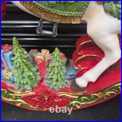 Valerie Parr Hill Large Christmas Rocking Horse Decoration 20 Tall RARE