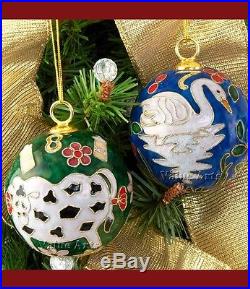 Value Arts Company Cloisonne 12 Days of Christmas Ball Ornament Set of 12
