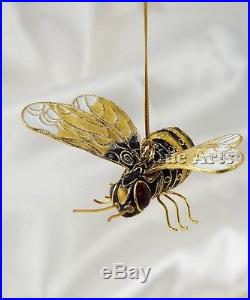 Value Arts Company Cloisonne Bumble Bee Ornament Set of 36