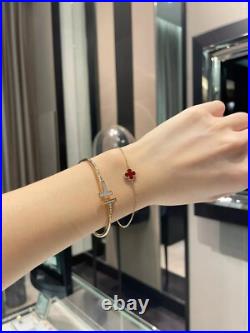 Van Cleef & Arpels Sweet Alhambra Bracelet Rose Gold 1 Motif Carnelian