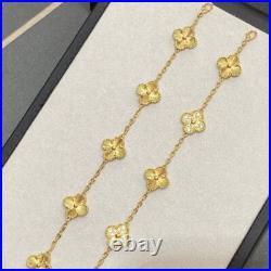 Van Cleef & Arpels Vintage Alhambra Bracelet Yellow Gold Diamond 5 Motifs