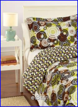 Vera Bradley Reversible Comforter Set Twin/XL in Cocoa Moss
