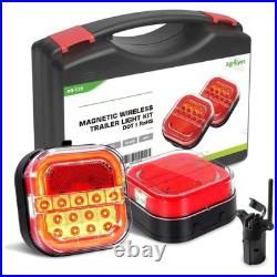 Versatile Wireless Towing Lights Magnetic or Screw Mount for Safe Travel