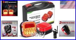 Versatile Wireless Towing Lights Magnetic or Screw Mount for Safe Travel