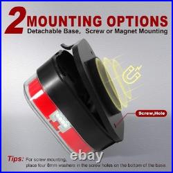 Versatile Wireless Towing Lights Magnetic or Screw Mount for Safe Travel
