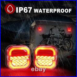 Versatile Wireless Towing Lights Magnetic or Screw Mount for Safe Travel