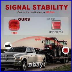 Versatile Wireless Towing Lights Magnetic or Screw Mount for Safe Travel