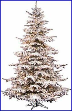 Vickerman 6.5' Flocked Sierra Fir Artificial Christmas Tree Unlit