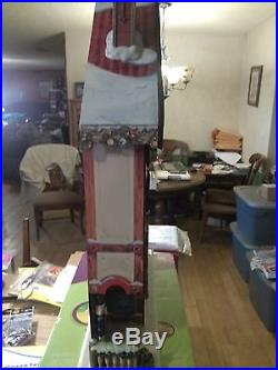 Victorian House Wooden Christmas Advent Calendar 24 Tall 24 Slots Countdown