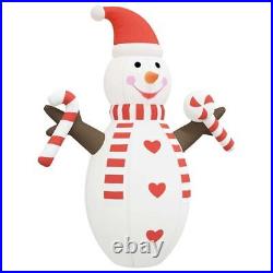 VidaXL Christmas Inflatable Snowman with LEDs 248