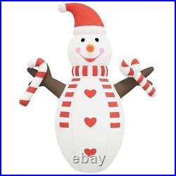 VidaXL Christmas Inflatable Snowman with LEDs 248