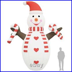 VidaXL Christmas Inflatable Snowman with LEDs 248