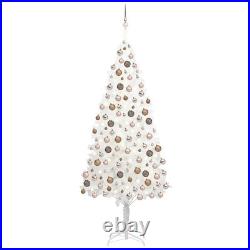 VidaXL Christmas Tree White PE (Polyethylene), steel, plastic Large