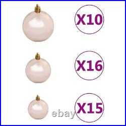 VidaXL Christmas Tree White PE (Polyethylene), steel, plastic Large