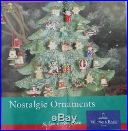 Villeroy Boch VB Nostalgic Ornaments Adventskalende m. Baum m. Ständer Orig 53136