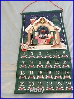 Vintage1987 AVON COUNTDOWN to CHRISTMAS ADVENT CALENDARWITH MOUSE