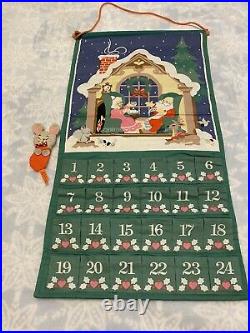 VintageAVON1987COUNTDOWN to CHRISTMAS ADVENT CALENDARORIGINAL MOUSEL