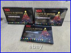 Vintage 140 Lights in Motion Indoor Outdoor 63ft Holiday Light Set Multicolor