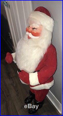 Vintage 1950s Santa Claus 40 Store Display Christmas EXCELLENT Window Rare