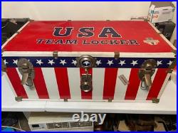 Vintage 1983 Joshua Enterprises USA Team Locker Trunk Limited Edition