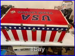 Vintage 1983 Joshua Enterprises USA Team Locker Trunk Limited Edition