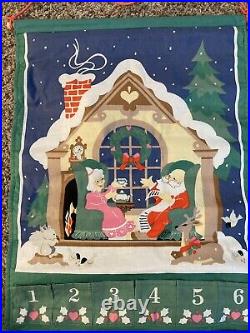 Vintage 1987 AVON Countdown To Christmas Advent Calendar-Mouse and Original Bag