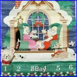 Vintage 1987 Avon Countdown to Christmas Advent Calendar With Mouse- EUC