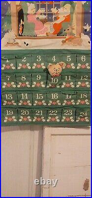 Vintage 1987 Avon Countdown to Christmas Advent Calendar with Original Mouse