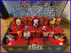Vintage 1994 Santa's Musical Toy Chest 5 Animated Musicians Play 35 Christmas