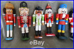 Vintage 21x German Wooden Nutcracker Soldier Collections, Christmas Decorations