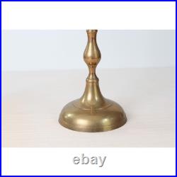 Vintage 5-Arm Brass Candelabra with Rope & Tassel Detail, Tapered-Candle Holder Vintage 5-Arm Brass Candelabra with Rope & Tassel Detail, Tapered-Candle Holder