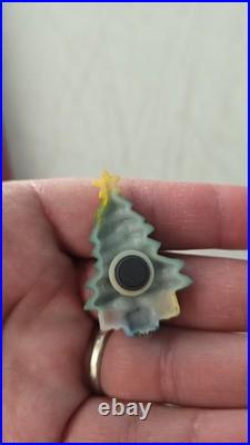 Vintage Advent Christmas Tree Magnetic Wooden NOT COMPLETE READ