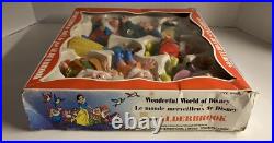 Vintage Alderbrook Snow White And The Seven Dwarfs Hanging Christmas Ornaments