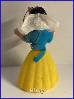 Vintage Alderbrook Snow White And The Seven Dwarfs Hanging Christmas Ornaments