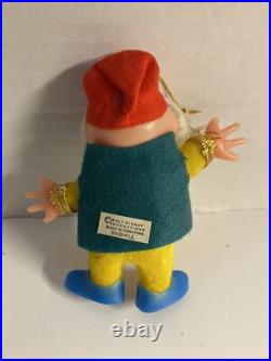 Vintage Alderbrook Snow White And The Seven Dwarfs Hanging Christmas Ornaments