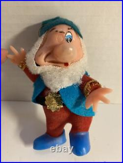 Vintage Alderbrook Snow White And The Seven Dwarfs Hanging Christmas Ornaments