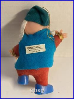 Vintage Alderbrook Snow White And The Seven Dwarfs Hanging Christmas Ornaments