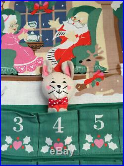 Vintage Avon 1987 Christmas Countdown Calendar Advent Calendar with Mouse