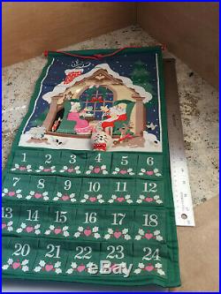 Vintage Avon 1987 Christmas Countdown Calendar Advent Calendar with Mouse