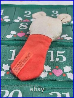 Vintage Avon 1987 Countdown To Christmas Advent Calendar Mouse Original