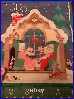 Vintage Avon Christmas Countdown Advent Calendar, With Original Mouse, 1987