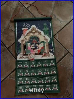 Vintage Avon Countdown To Christmas Advent Calendar With Mouse 1987