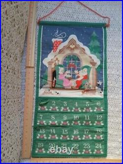 Vintage Avon Countdown to Christmas Advent Calendar Original Mouse 1987 Holiday