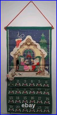 Vintage Avon Countdown to Christmas Advent Calendar with Original Mouse