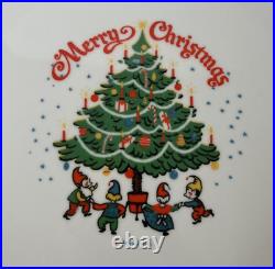 Vintage Berggren God Jul Dinner Plates (8)Norwegian Swedish Christmas Greeting