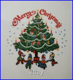 Vintage Berggren God Jul Dinner Plates (8)Norwegian Swedish Christmas Greeting