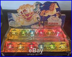 Vintage Boxed Pifco 12 Fairy Cinderella Coach Christmas Lights